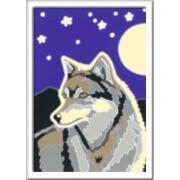 Numéro d'art mini Portrait d'un loup Ravensburger