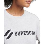 T-shirt ample avec logo appliqué femme Superdry