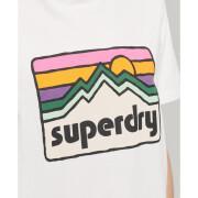T-shirt à motif femme Superdry Terrain Esprit Années 90