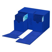 Boîte de rangement Ultimate Guard Ultimate Guard Twin Flip`N`Tray 160+ Xenoskin Bleu