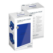 Boîte de rangement Ultimate Guard Twin Flip`N`Tray 200+ Xenoskin Bleu